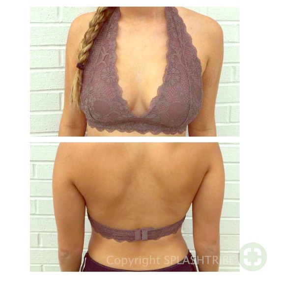 Free People Other - Free People Galloon Halter Bralette - Mauve